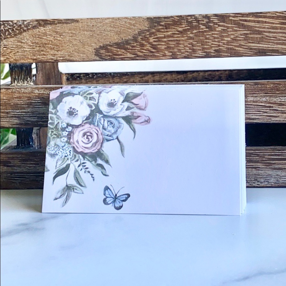 💝 50 Small Butterfly Enclosure Cards CLEARANCE - Picture 9 of 10